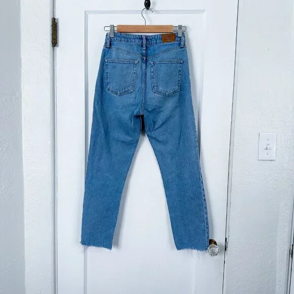 BDG |‎ High Rise Raw Ankle Cropped Dillon Blue Jeans Size 26W - Picture 4 of 6